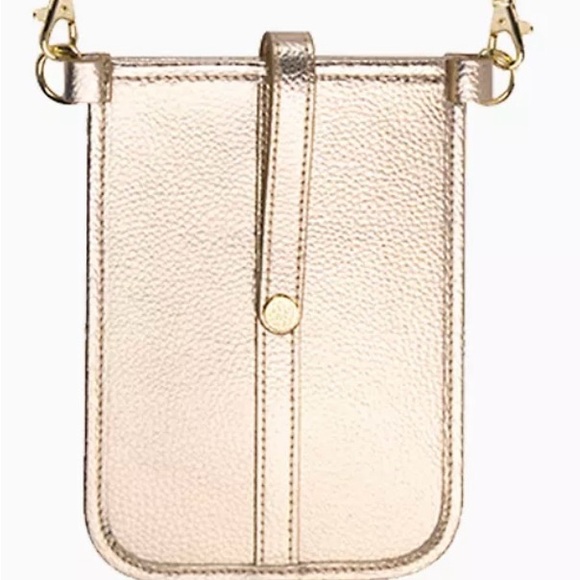 Lilly Pulitzer Gold Crossbody Phone Wallet - Picture 2 of 6